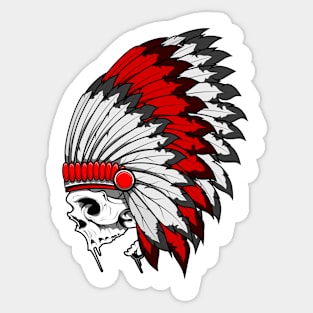 Indian skull Sticker